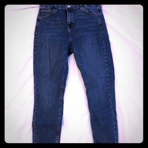 High rise skinny ankle jeans